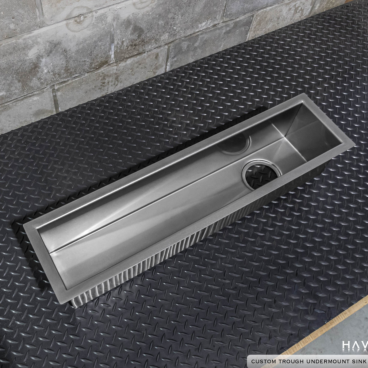 Beverage Ice Trough Sink Stainless Havens Luxury Metals