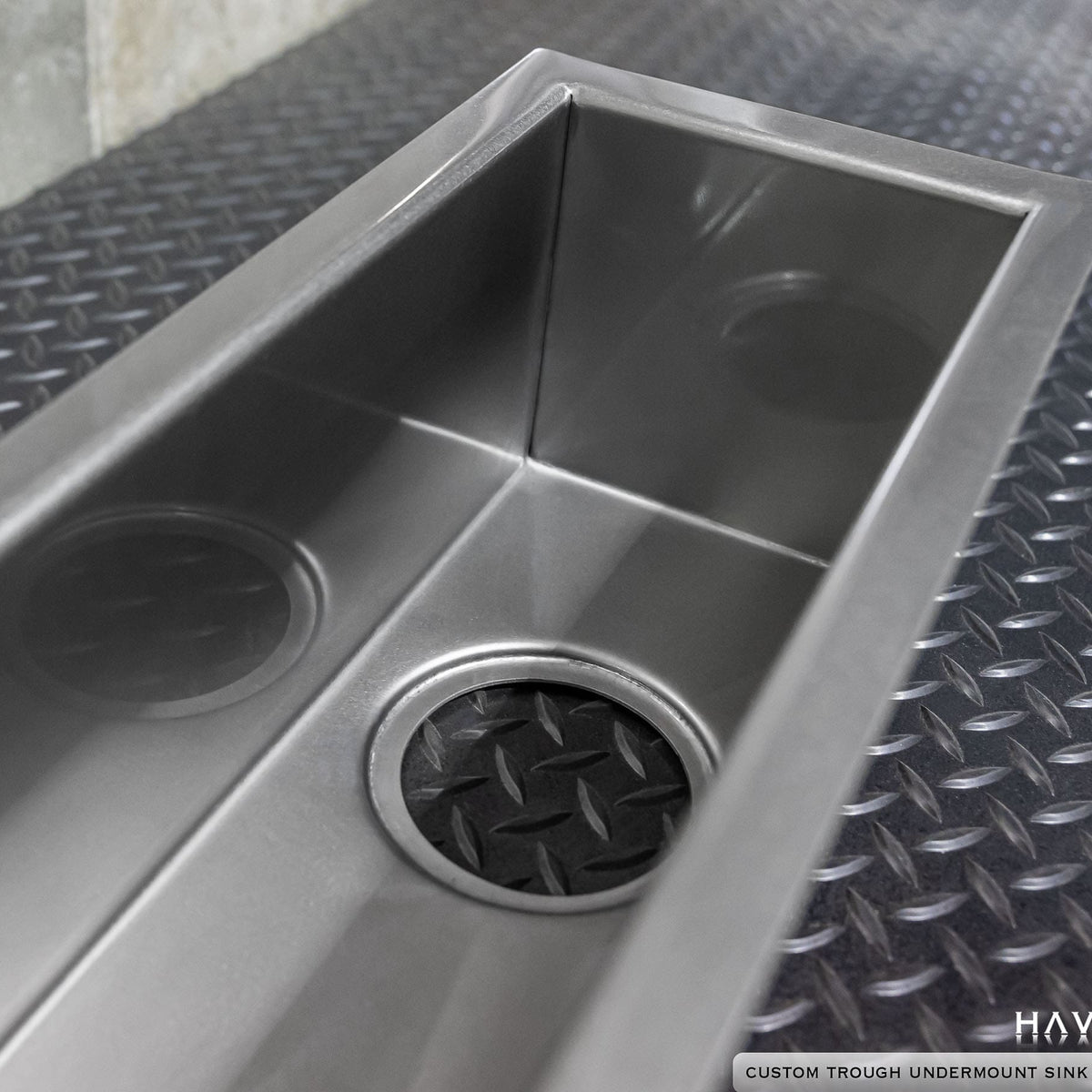 Beverage Ice Trough Sink Stainless Havens Luxury Metals