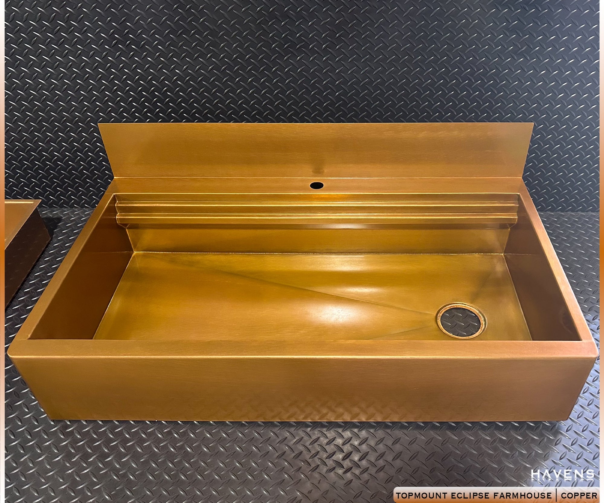 Custom Eclipse Dual-Tier Sink - Copper