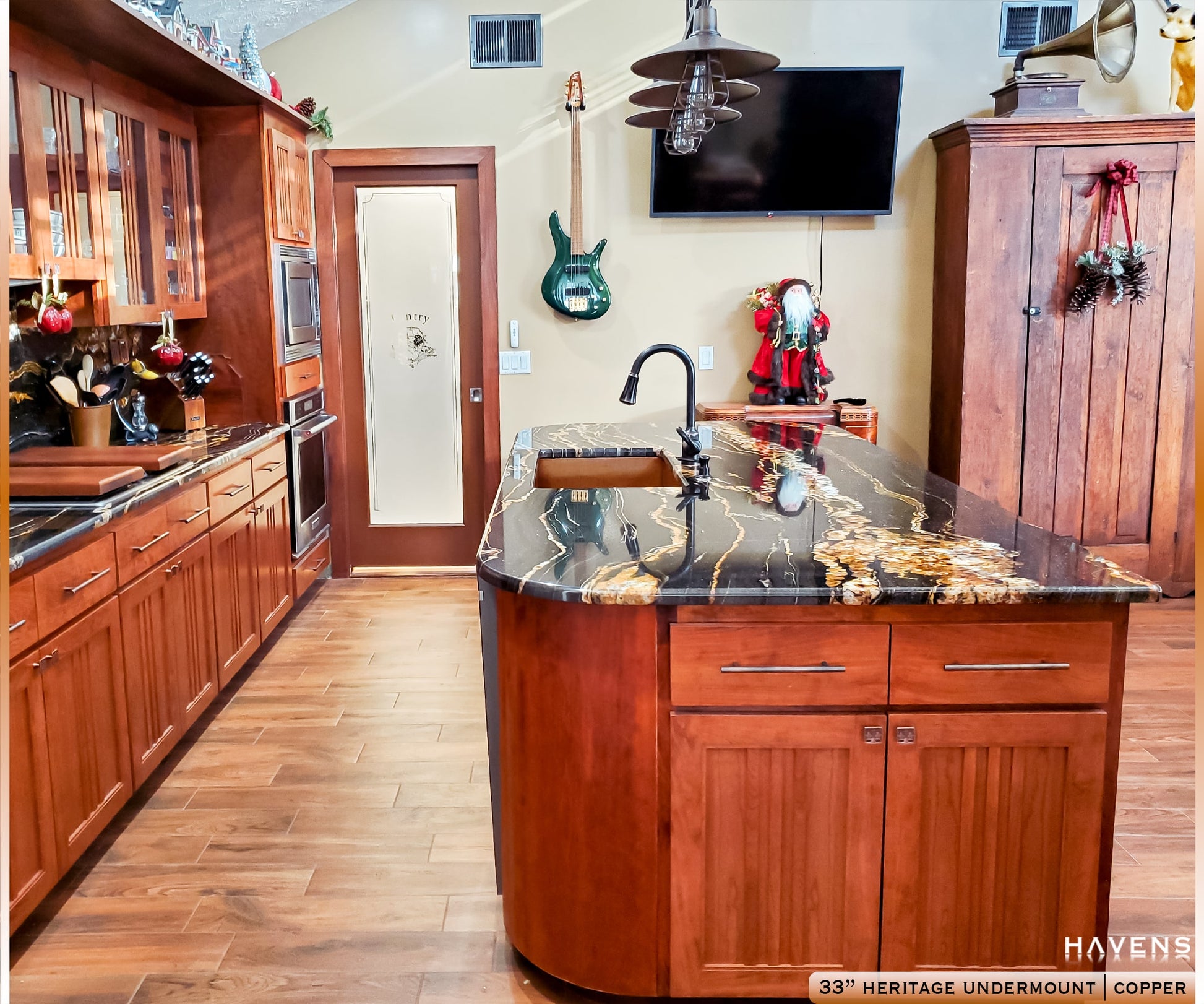 Heritage Undermount Sink - Pure Copper - Havens | Luxury Metals