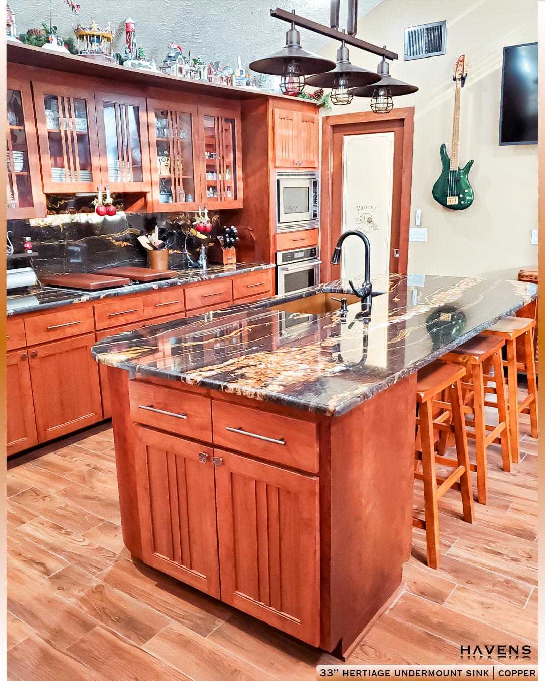 Heritage Undermount Sink - Pure Copper - Havens | Luxury Metals