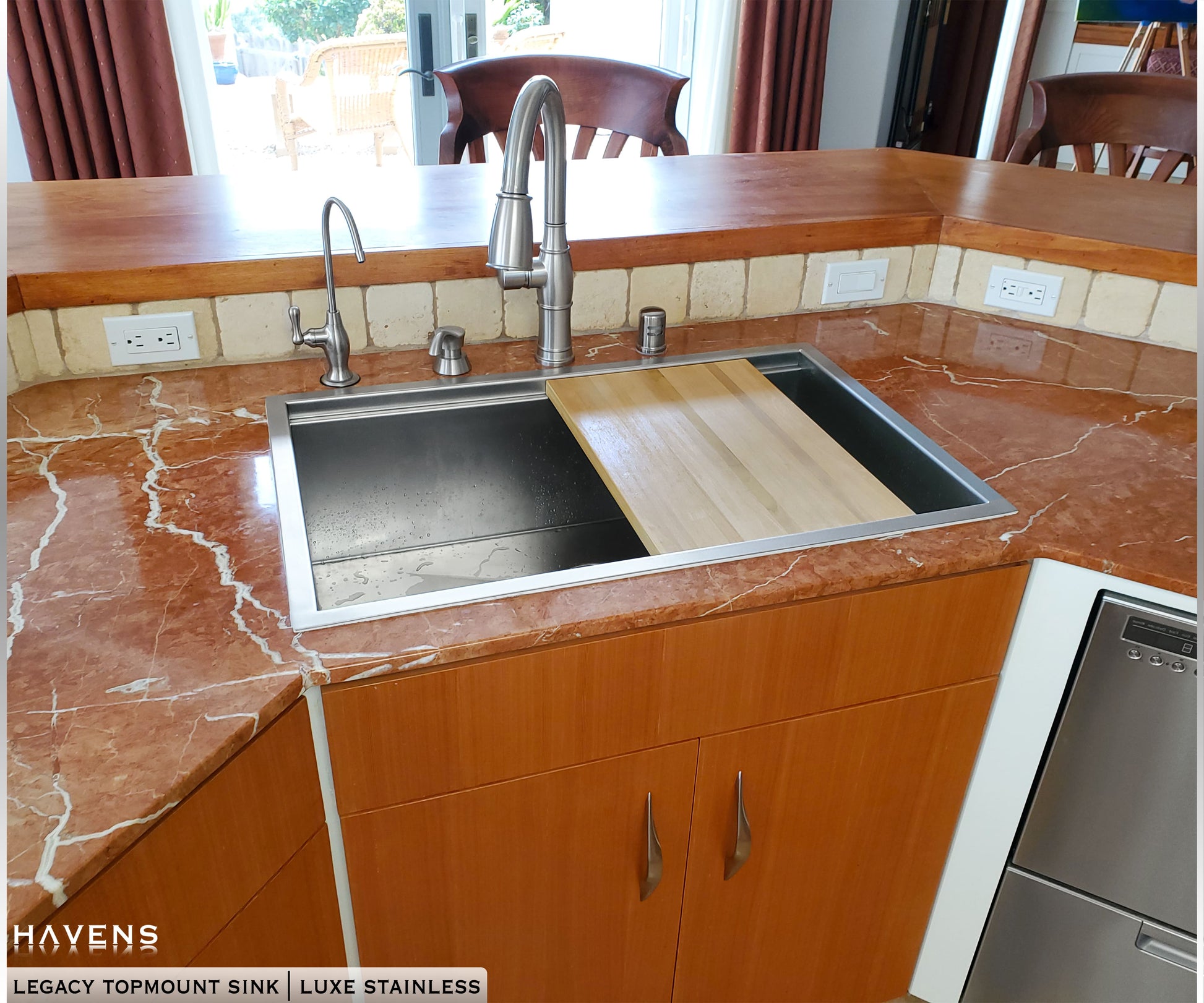 Custom Legacy Topmount Sink  - Stainless Steel - Havens | Luxury Metals