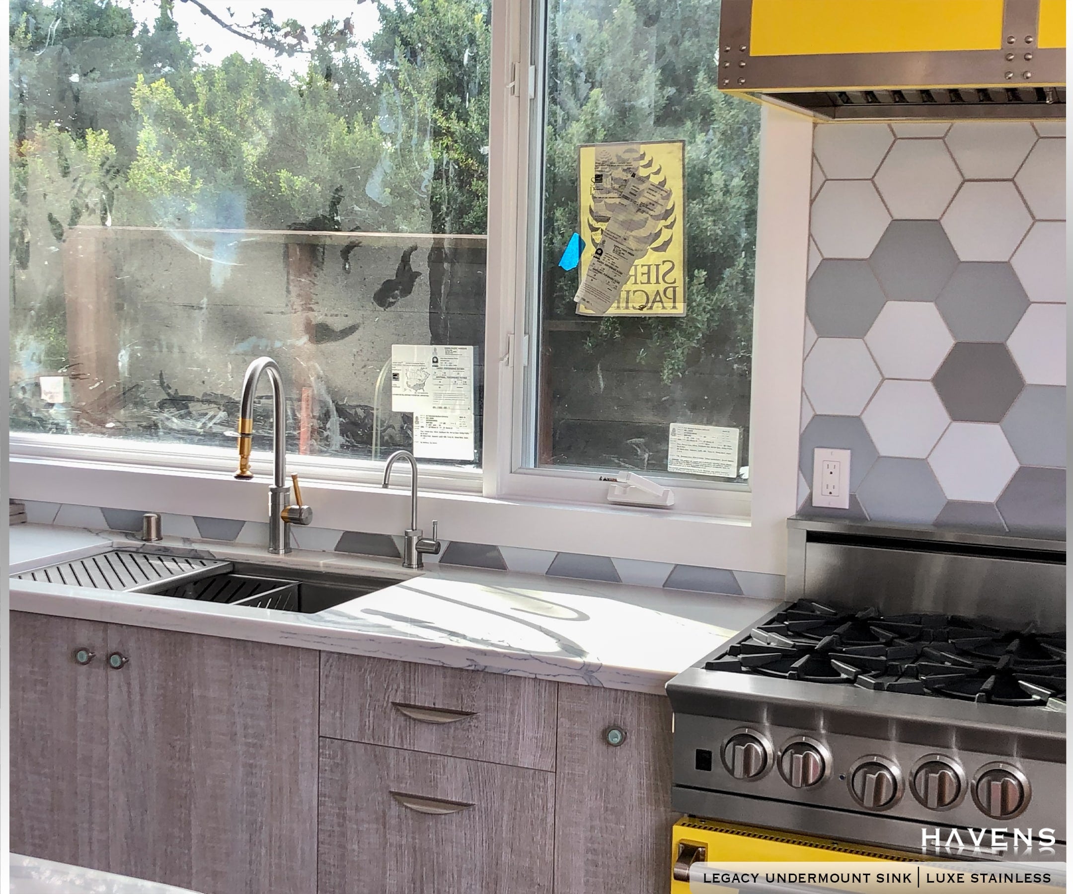 Legacy Undermount Sink  - Stainless Steel - Havens | Luxury Metals