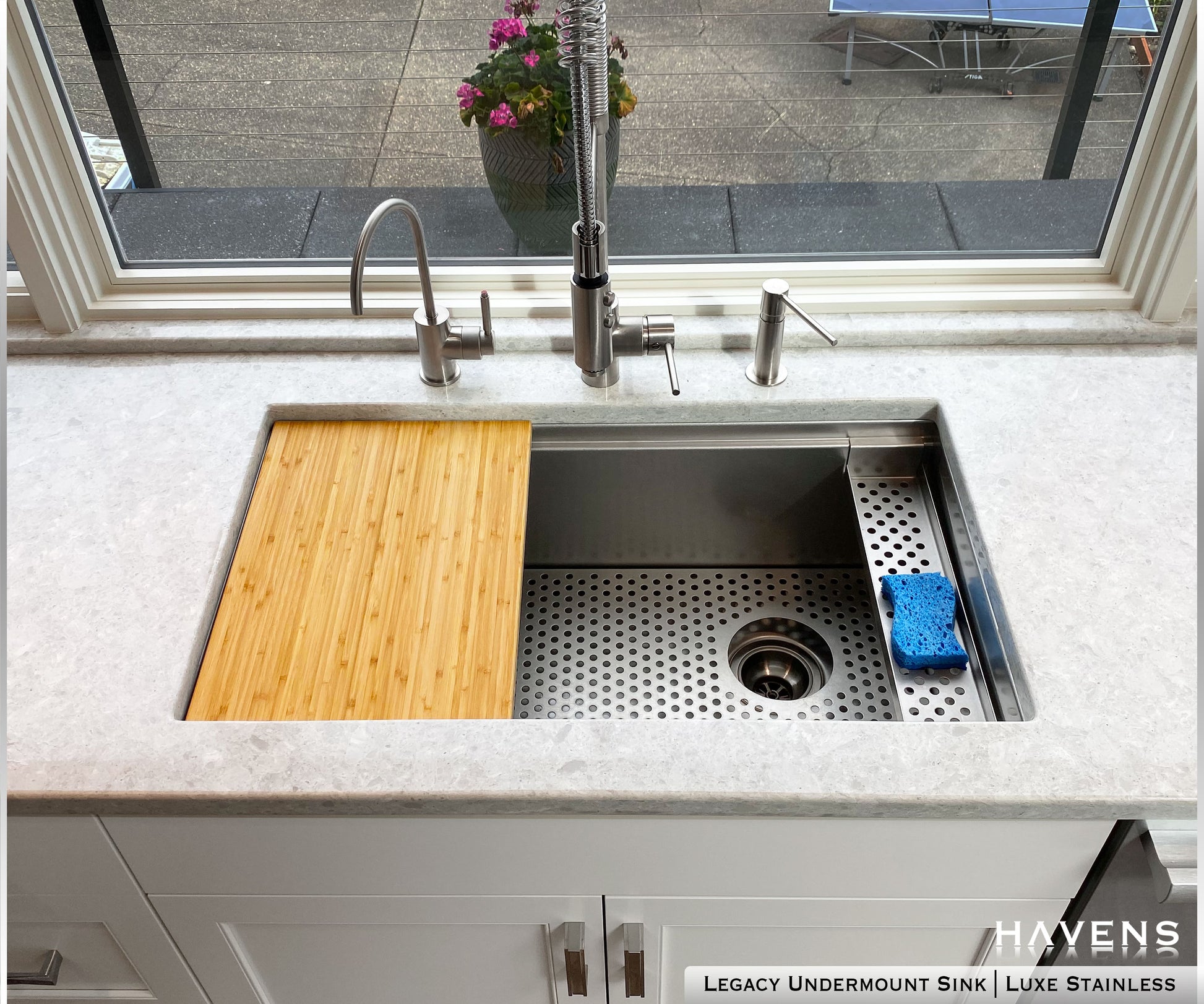 Legacy Undermount Sink  - Stainless Steel - Havens | Luxury Metals