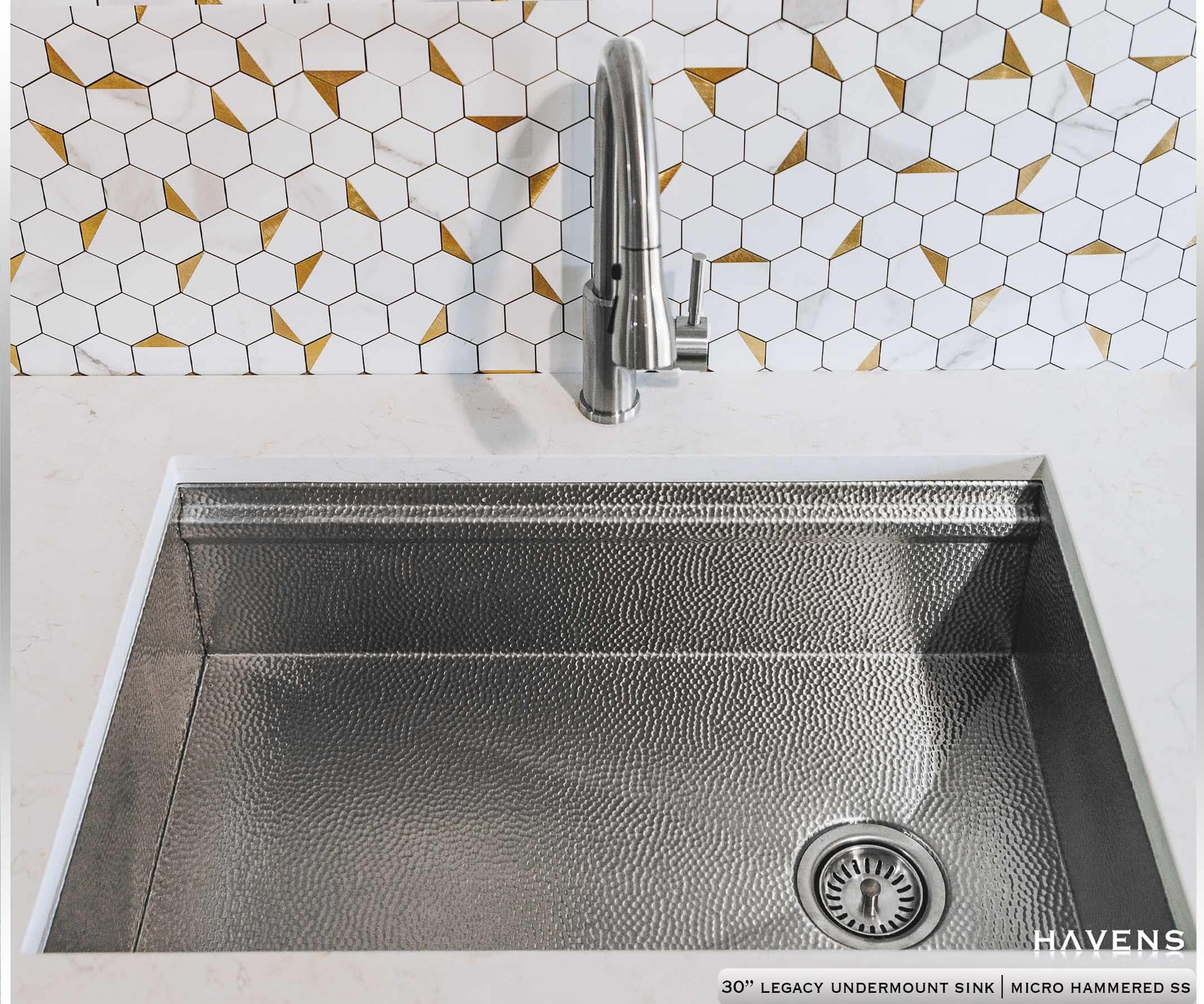 Legacy Undermount Sink - Micro Hammered Stainless