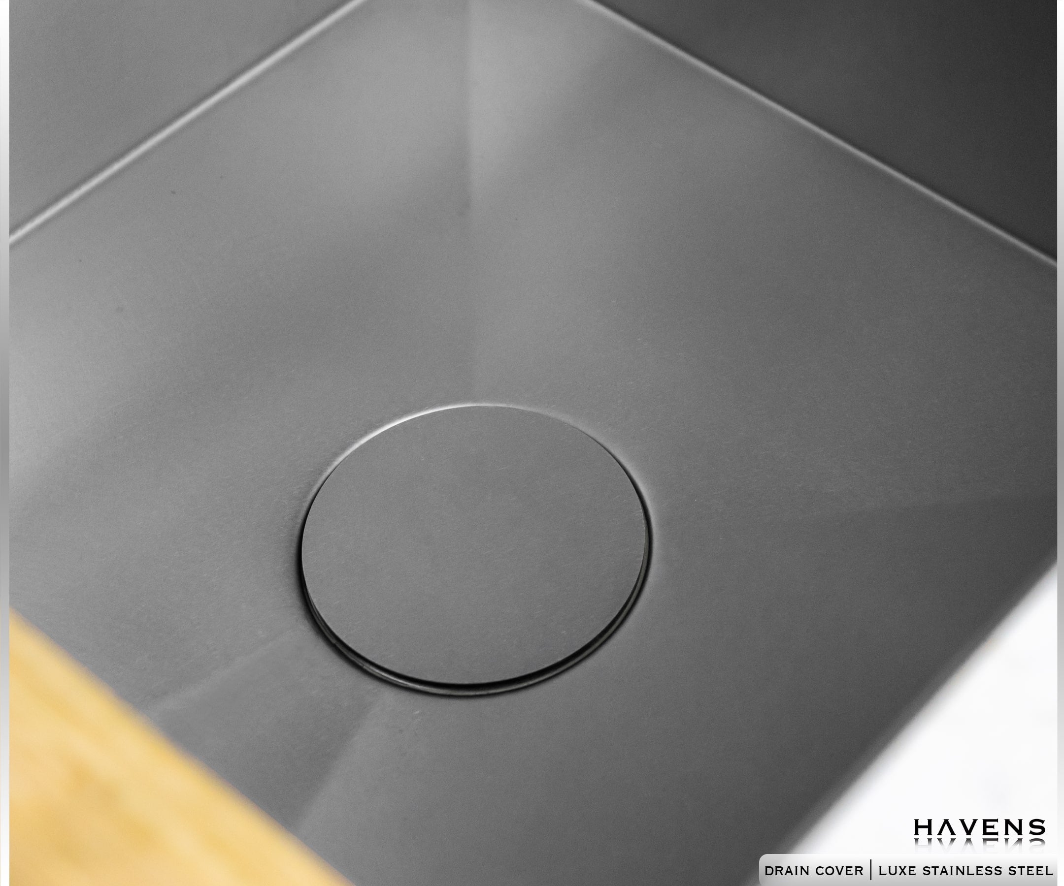 Hide A Drain - Stainless Steel - Havens | Luxury Metals