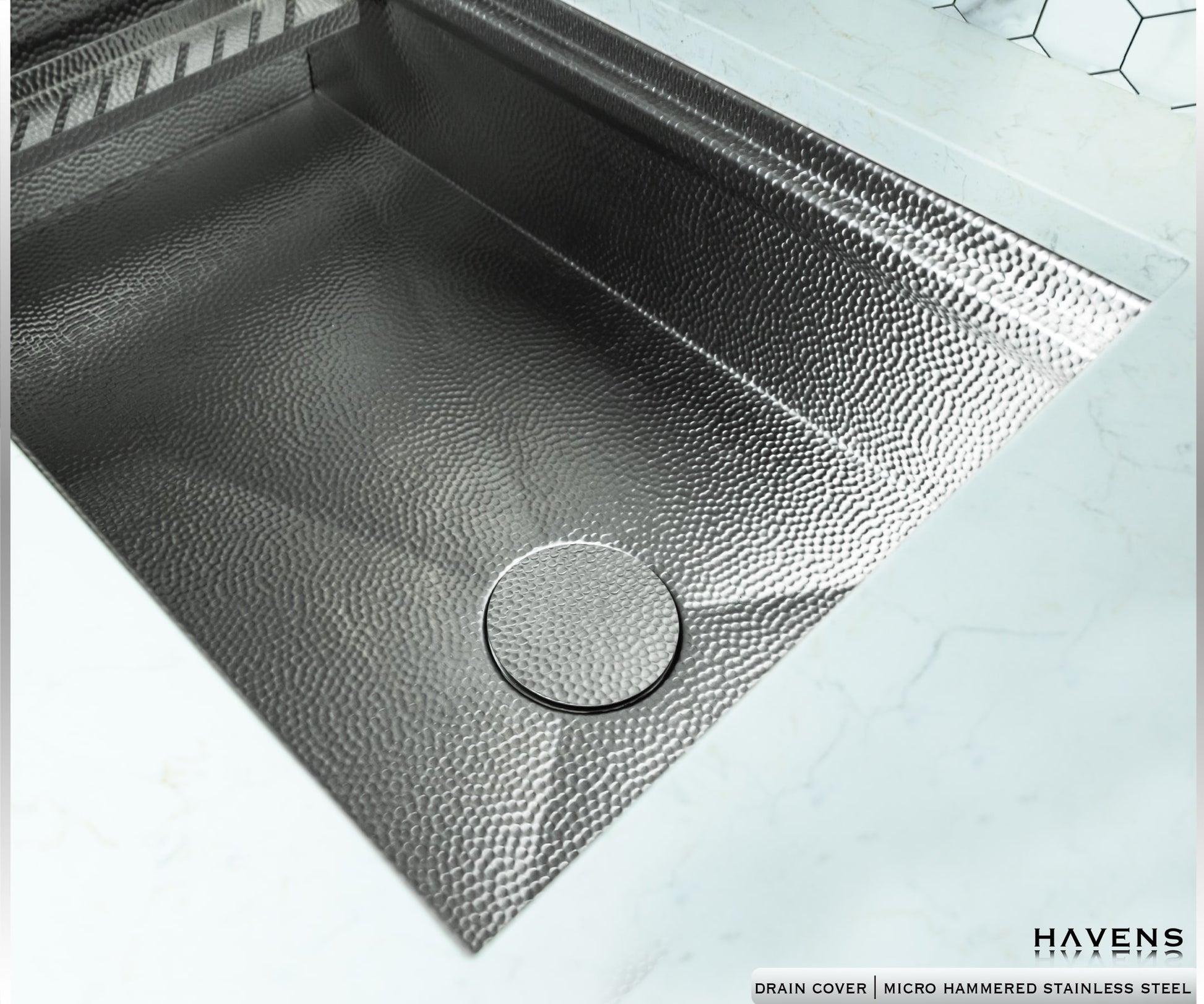 Hide A Drain - Stainless Steel - Havens | Luxury Metals