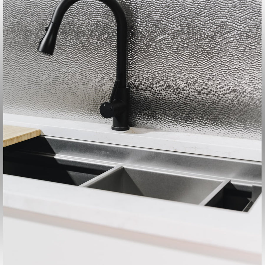 Custom Stainless Steel Kitchen Backsplash Any Size Havens Luxury