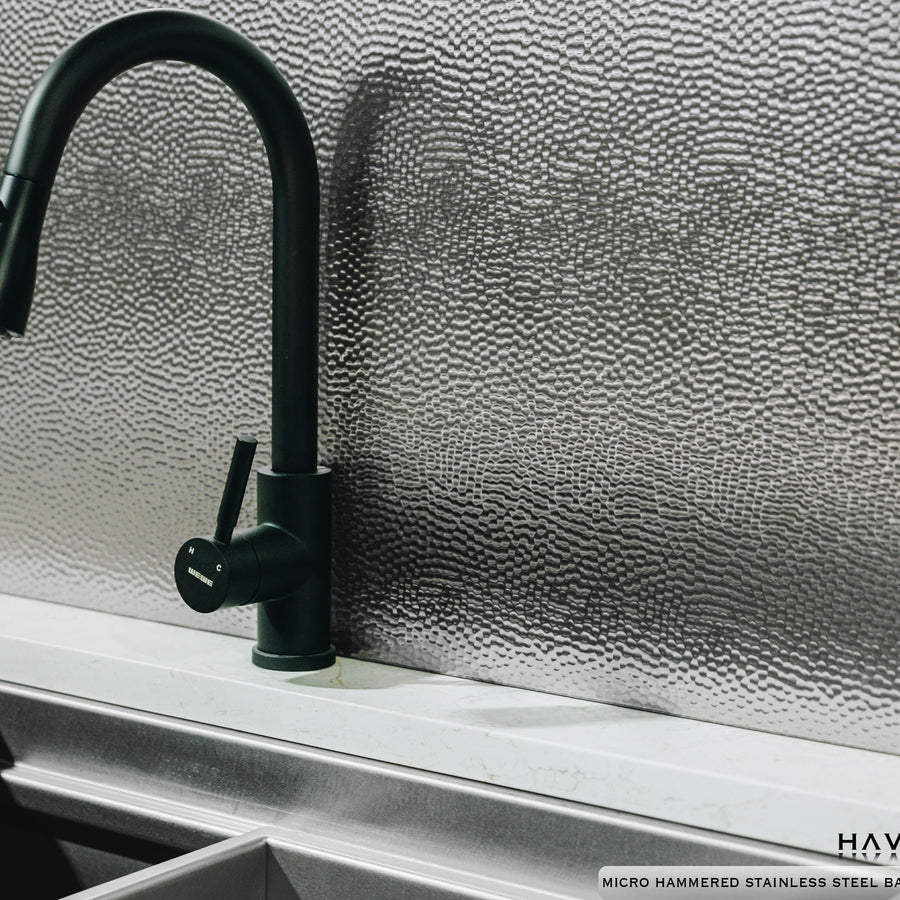 Custom Stainless Steel Kitchen Backsplash Any Size Havens Luxury