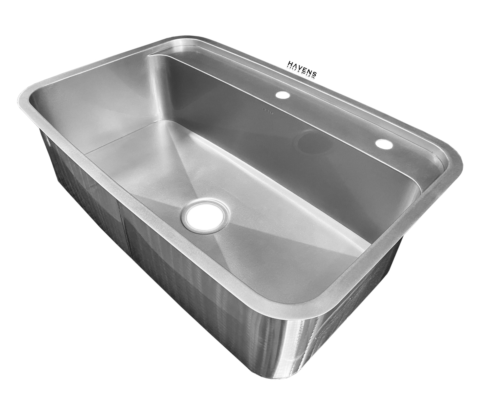 Custom Radius Corners Sink - Stainless - Havens | Luxury Metals