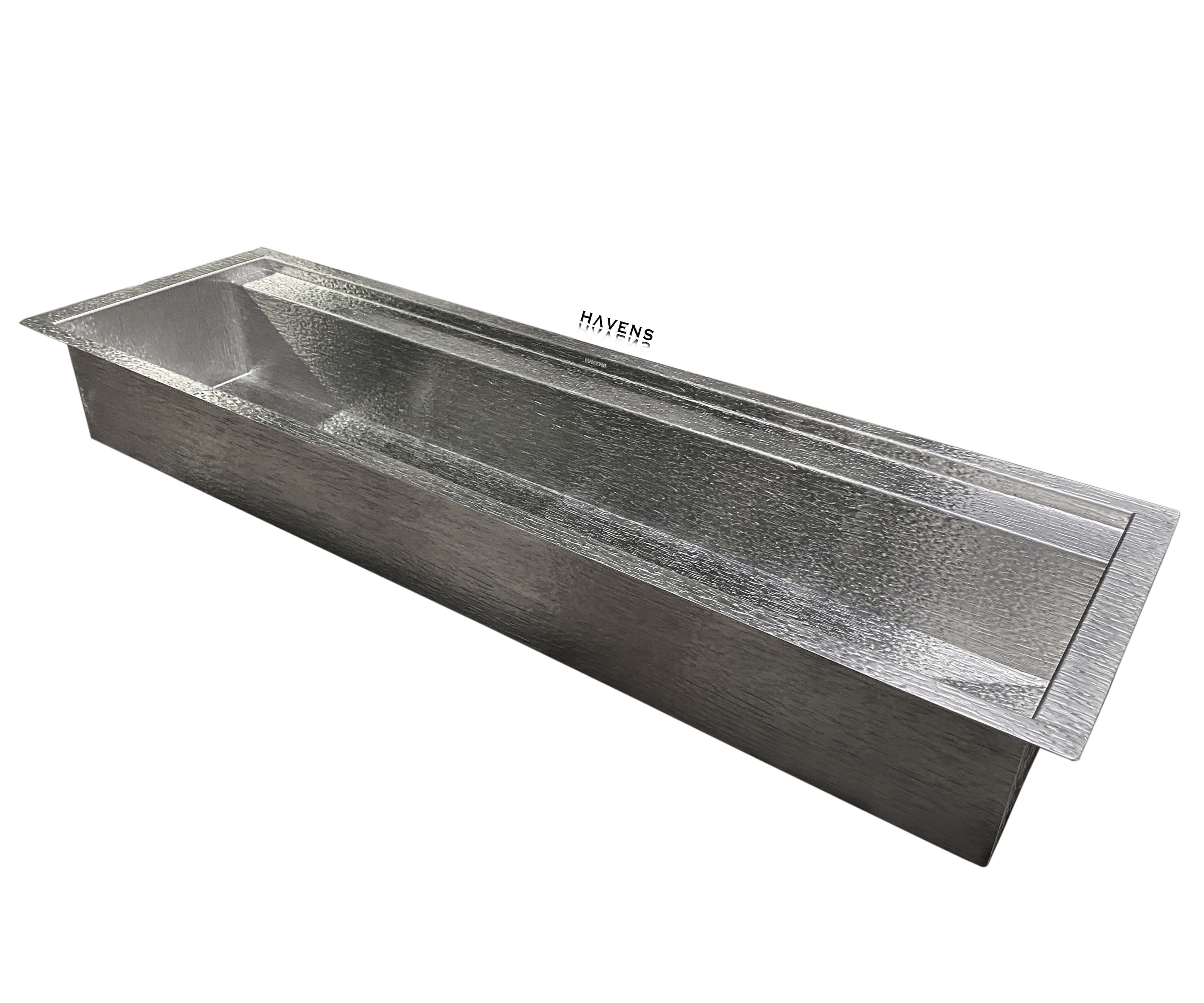 Beverage Ice Trough Sink - Stainless - Havens | Luxury Metals