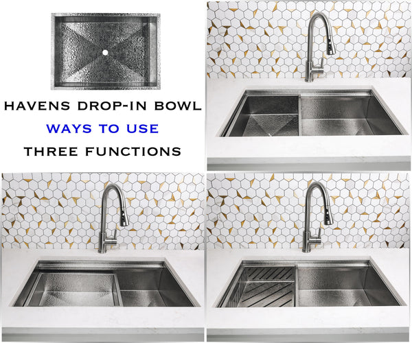 Stainless Steel Sink Basin Rack - Havens