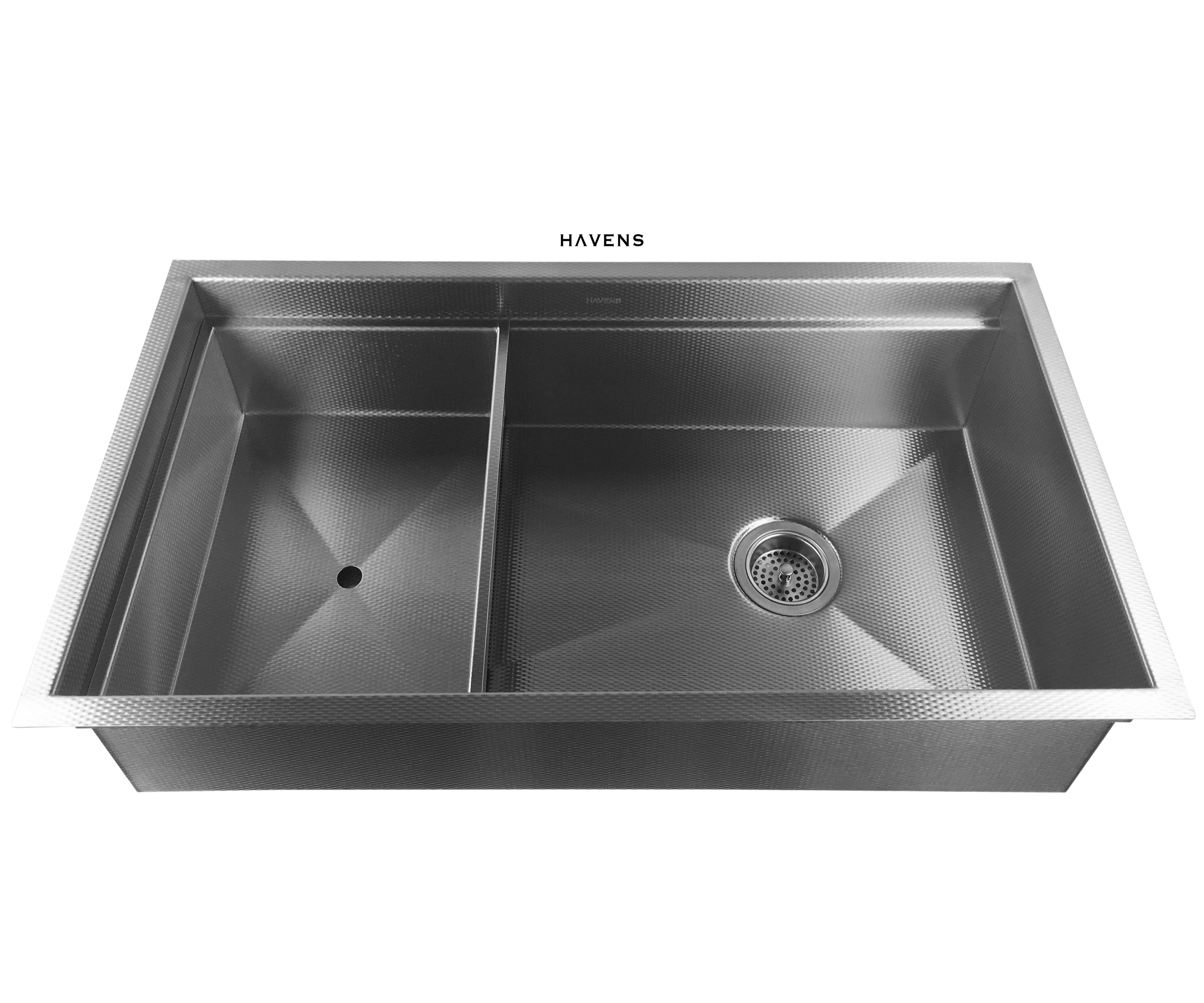 Drop In Bowl Sink Accessory Stainless Havens Luxury Metals   Accessory Stainless Steel Sink Drop In Bowl 7 4000x3334 