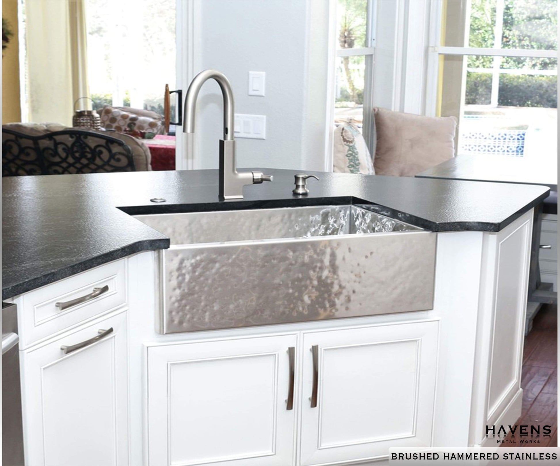 Custom Farmhouse Sink - Stainless Steel - Havens | Luxury Metals