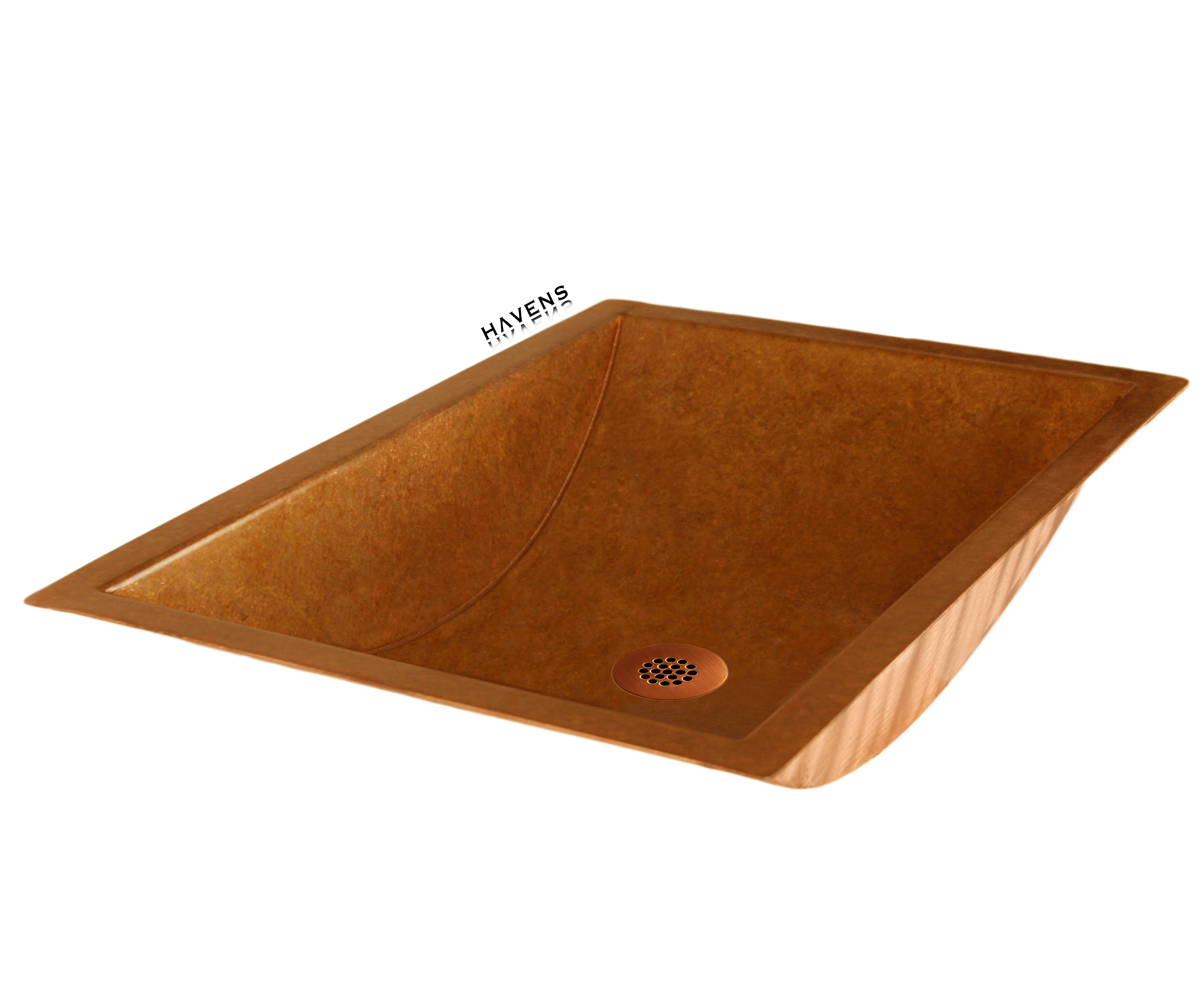 Custom Latus Sink - Copper - Havens | Luxury Metals