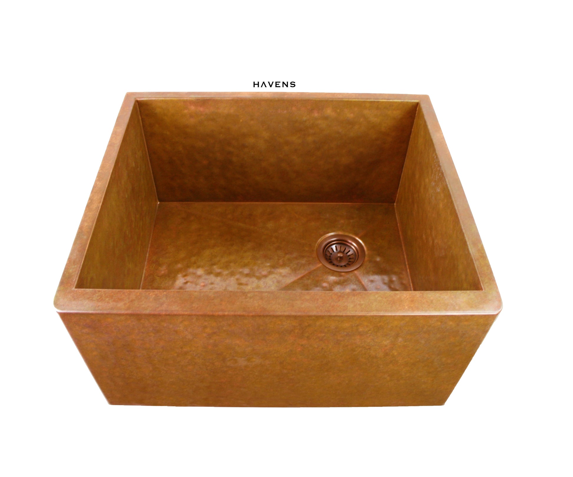 Element Farmhouse Sink - Pure Copper - Havens | Luxury Metals