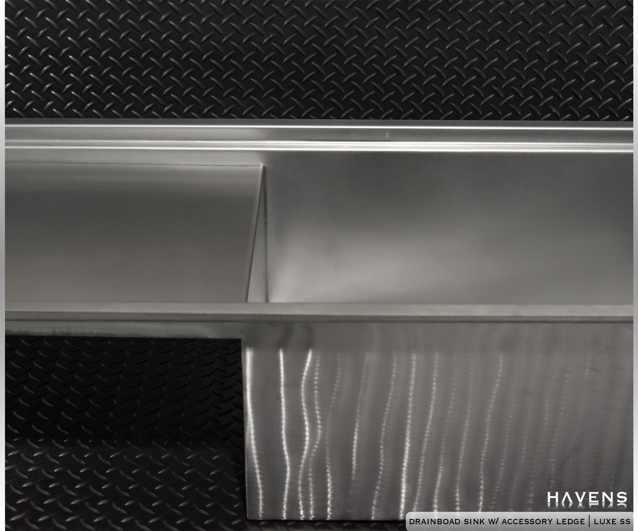 Custom Drainboard Sink - Stainless - Havens | Luxury Metals