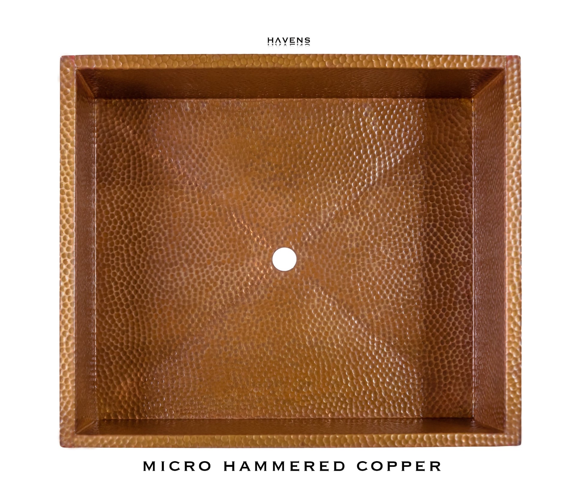 Drop-In Bowl - Pure Copper - Havens | Luxury Metals