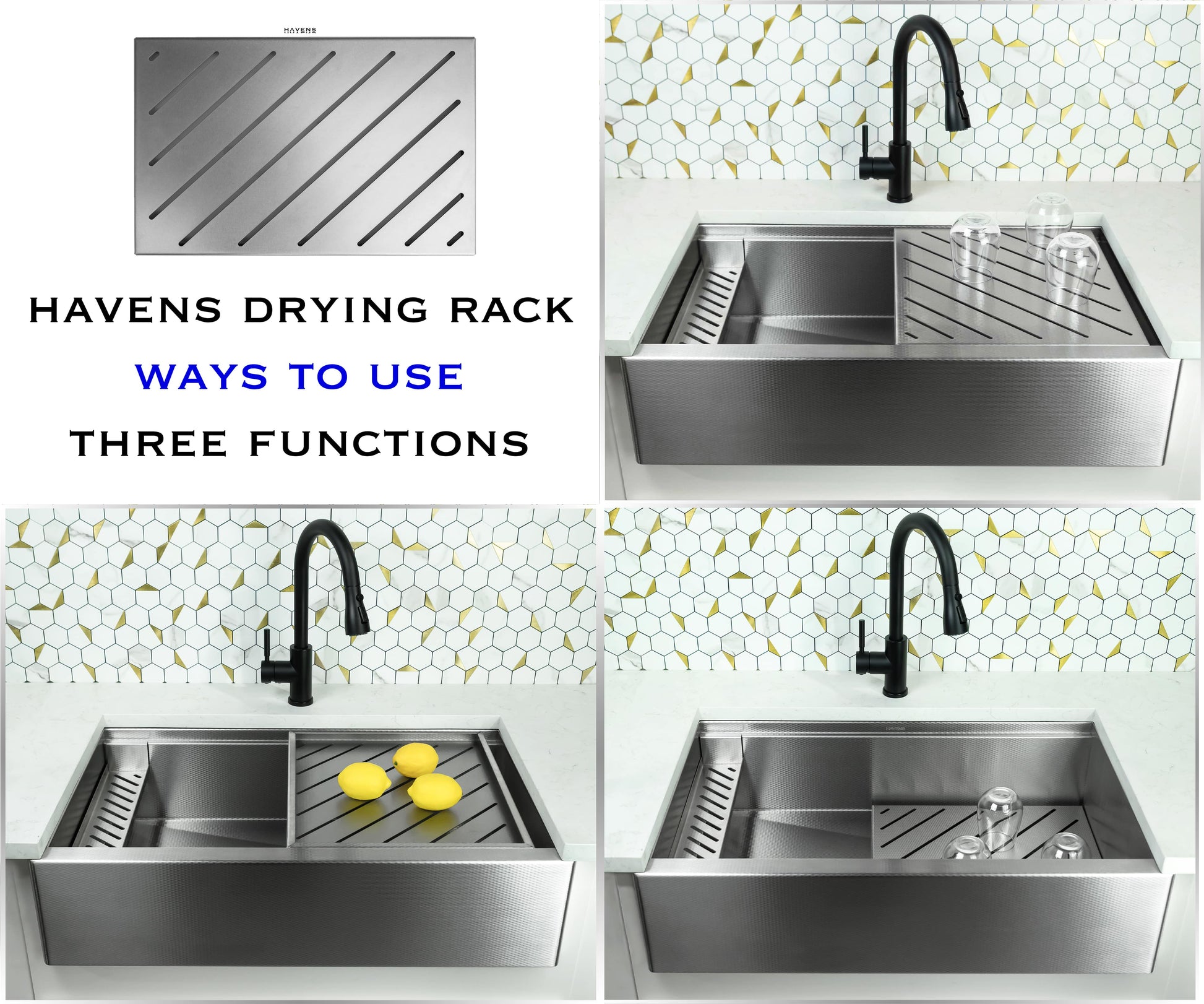 Drying Rack - Stainless Steel - Havens | Luxury Metals