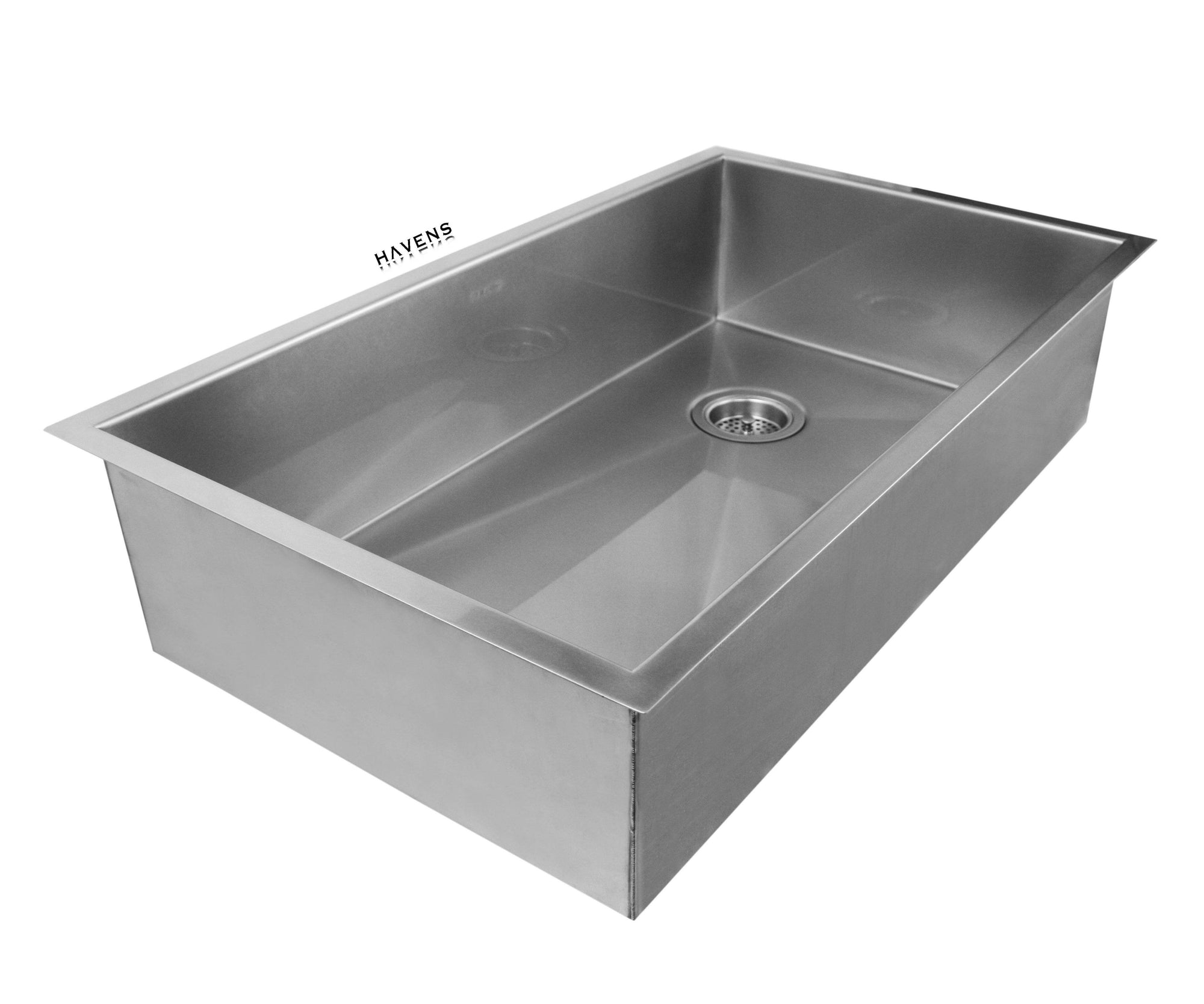 Undermount stainless steel sink made in the USA.