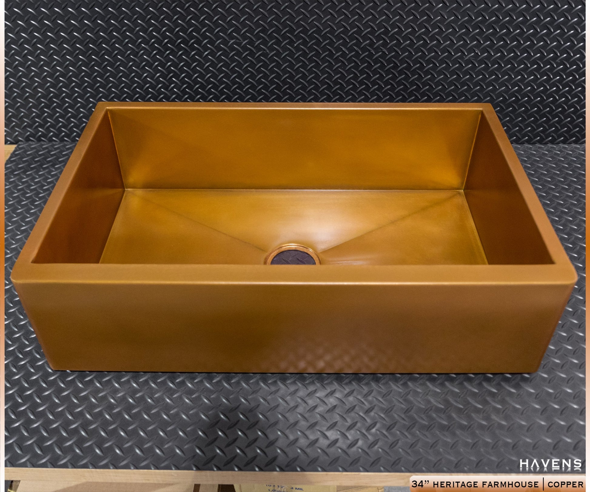 Heritage Farmhouse Sink - Pure Copper - Havens | Luxury Metals
