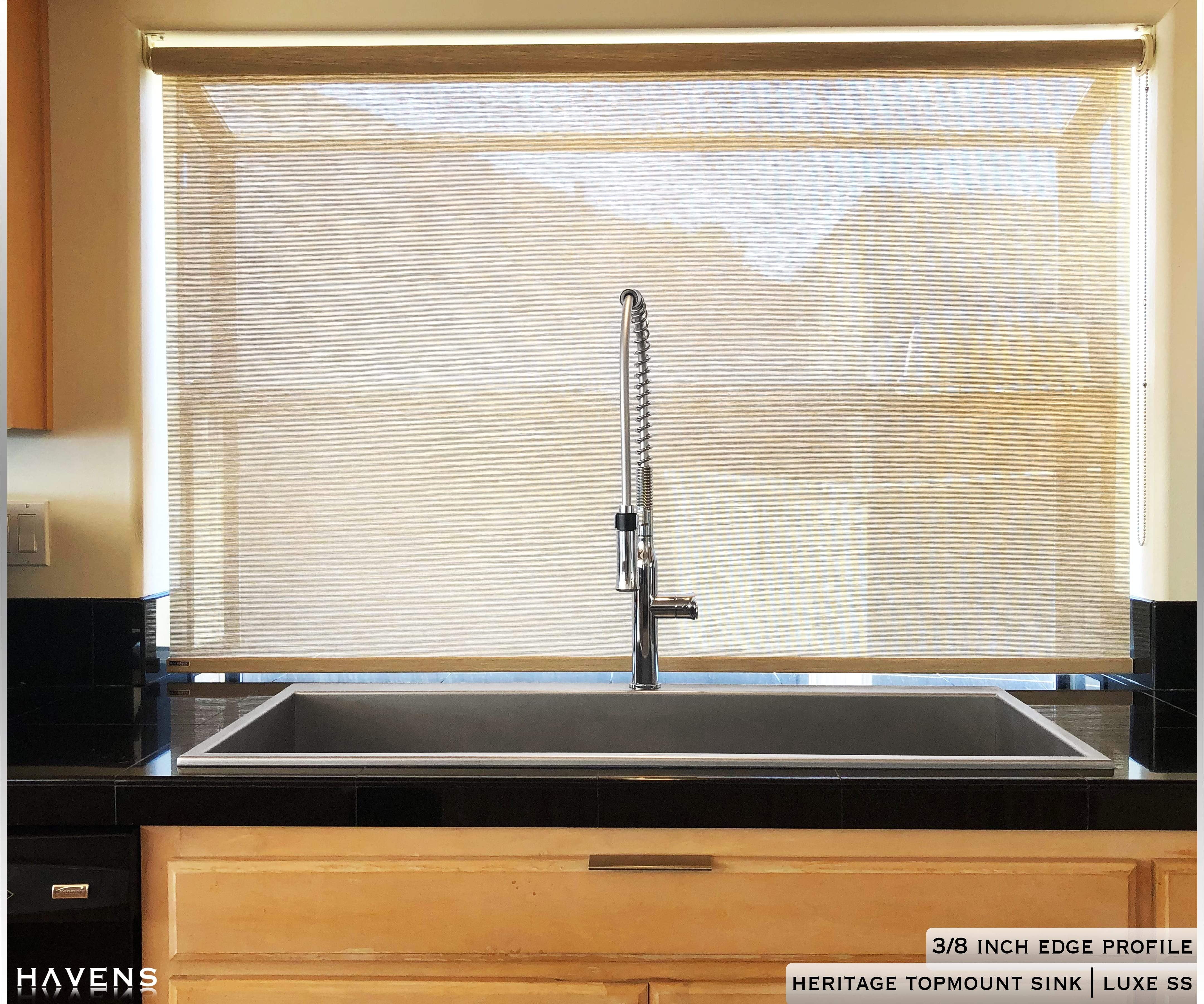 Custom Topmount Sink - Stainless Steel - Havens | Luxury Metals