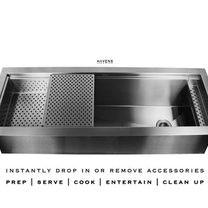 Eclipse stainless steel sink by Havens