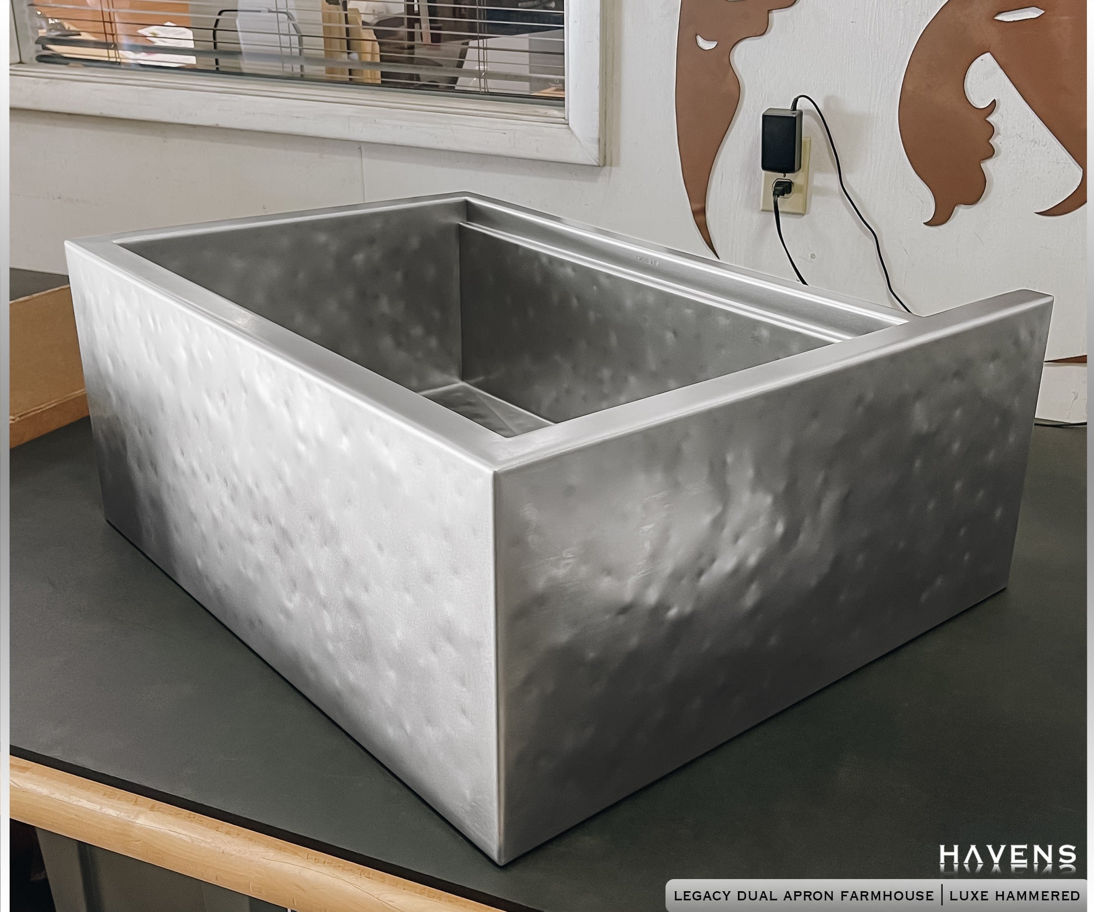 Custom Corner Sink - Stainless - Havens | Luxury Metals