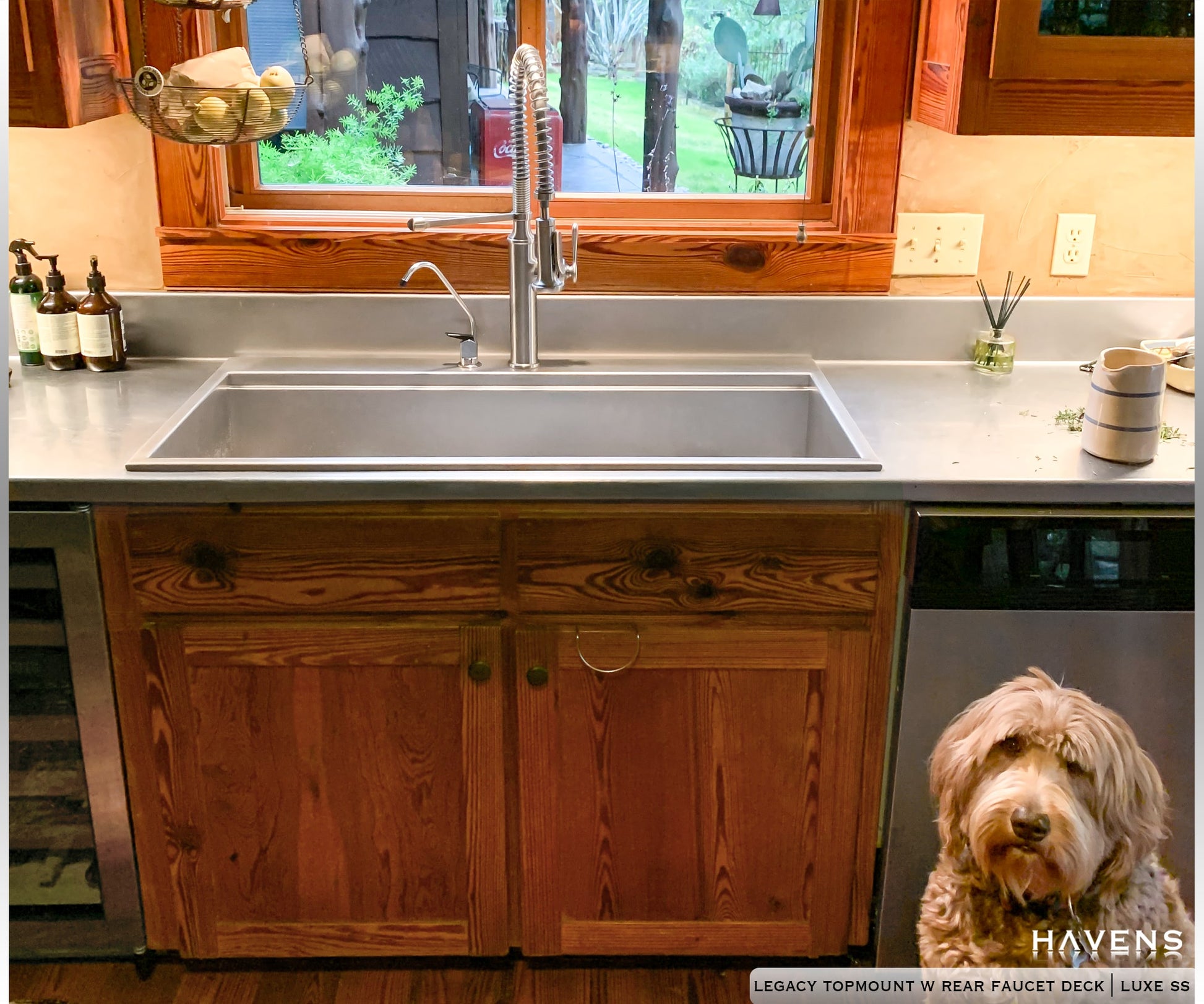 Custom Legacy Topmount Sink  - Stainless Steel - Havens | Luxury Metals