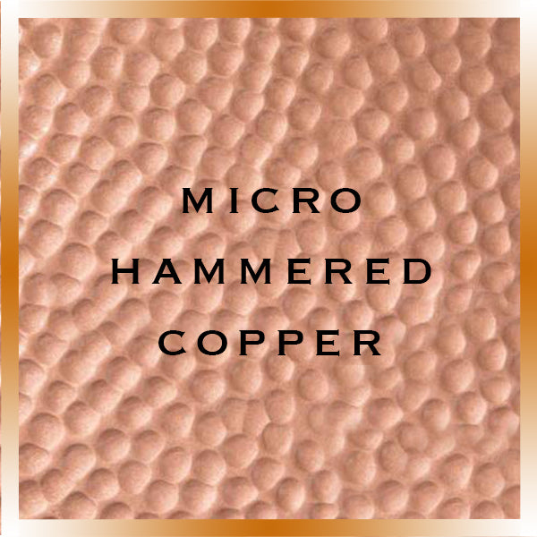 Micro Hammered Copper Swatch