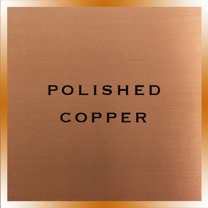 Polished Copper Swatch | Havens Metal 