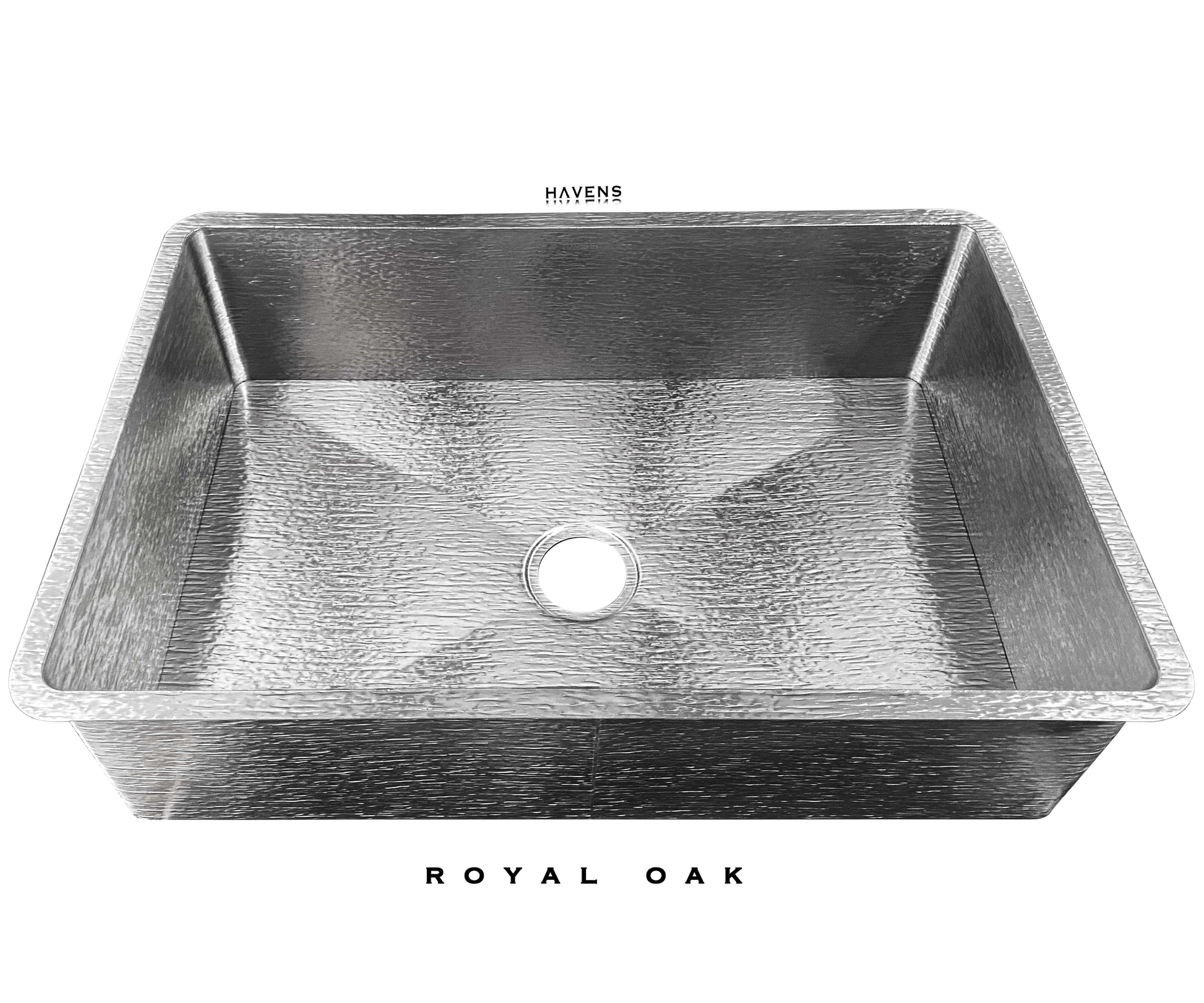 Custom Radius Corners Sink - Stainless - Havens | Luxury Metals