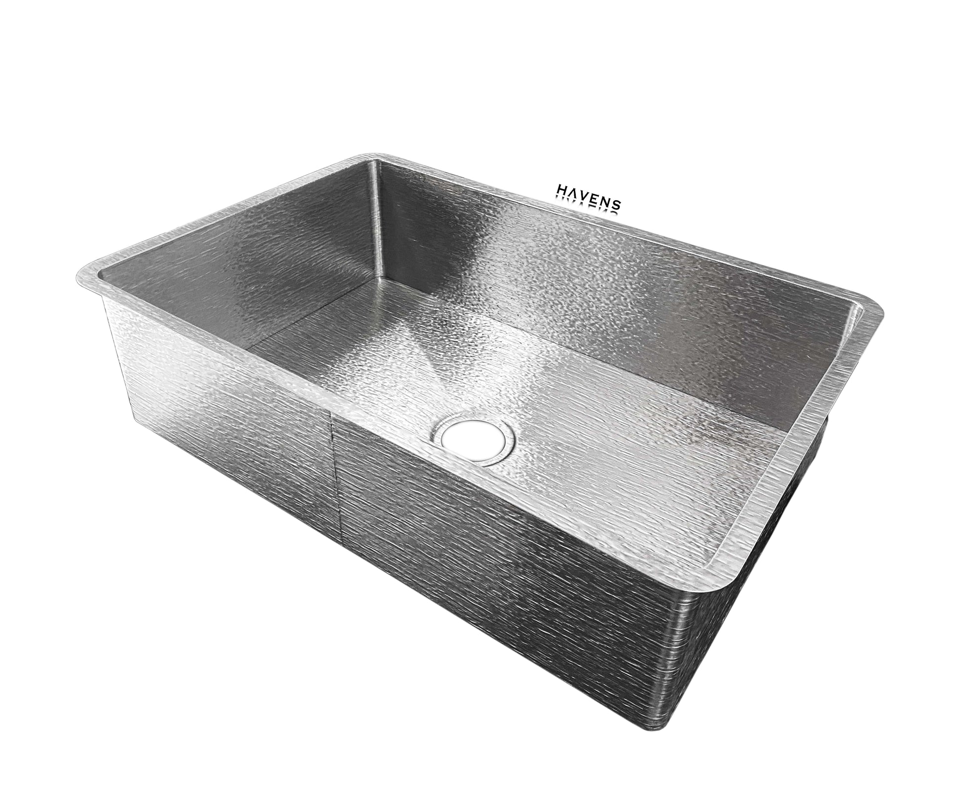 Custom Radius Corners Sink - Stainless - Havens | Luxury Metals