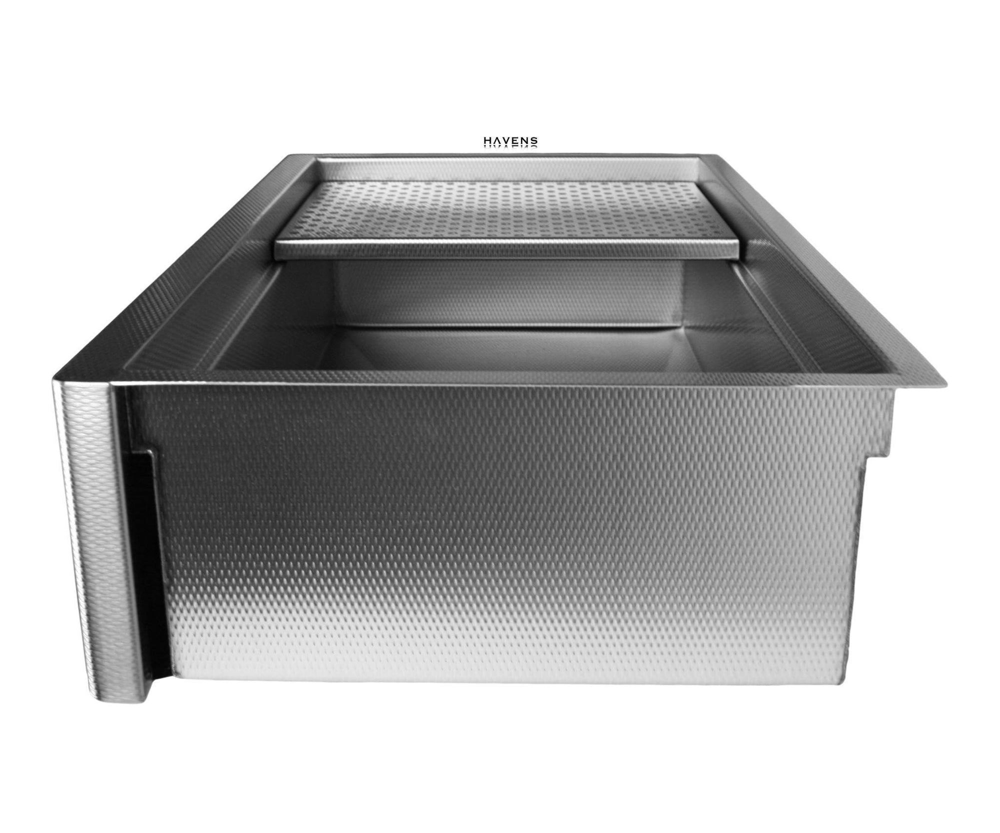 Apron front stainless steel Legacy sink