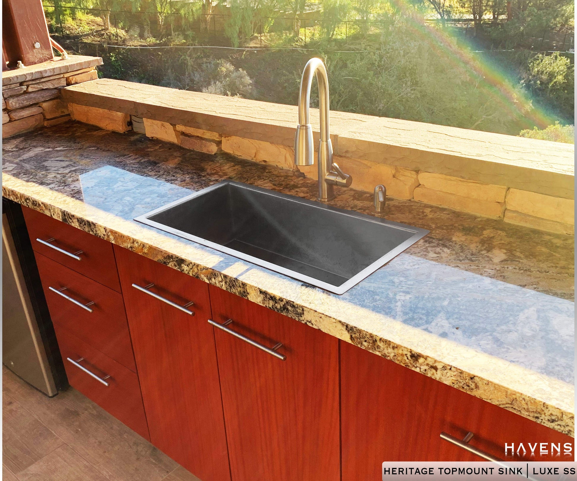 Custom Topmount Sink - Stainless Steel - Havens | Luxury Metals