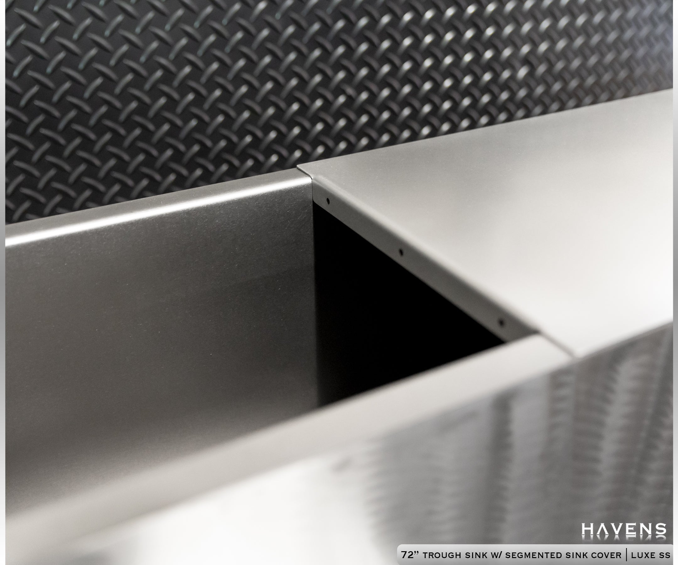 Beverage Ice Trough Sink - Stainless - Havens | Luxury Metals