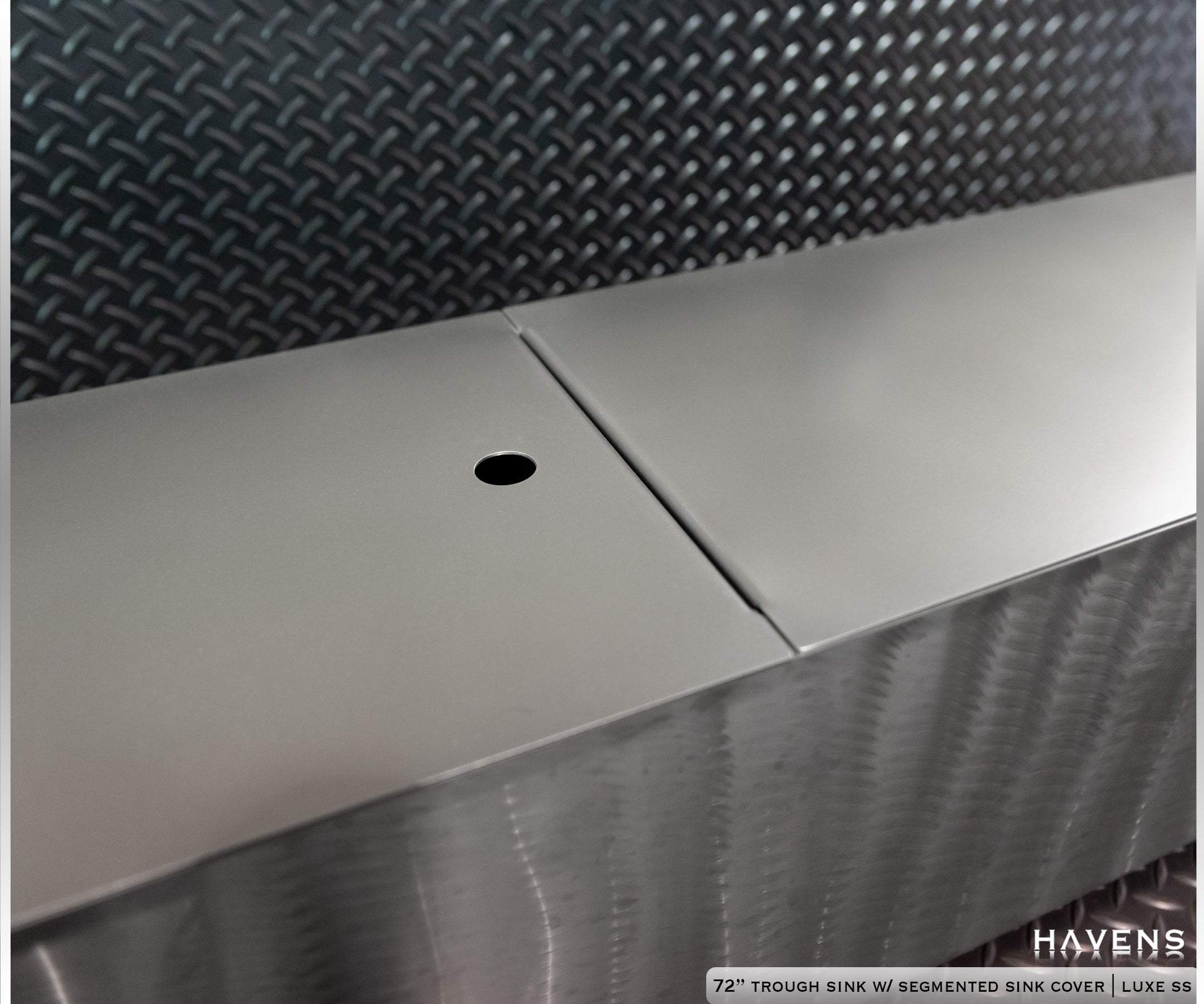 Beverage Ice Trough Sink - Stainless - Havens | Luxury Metals