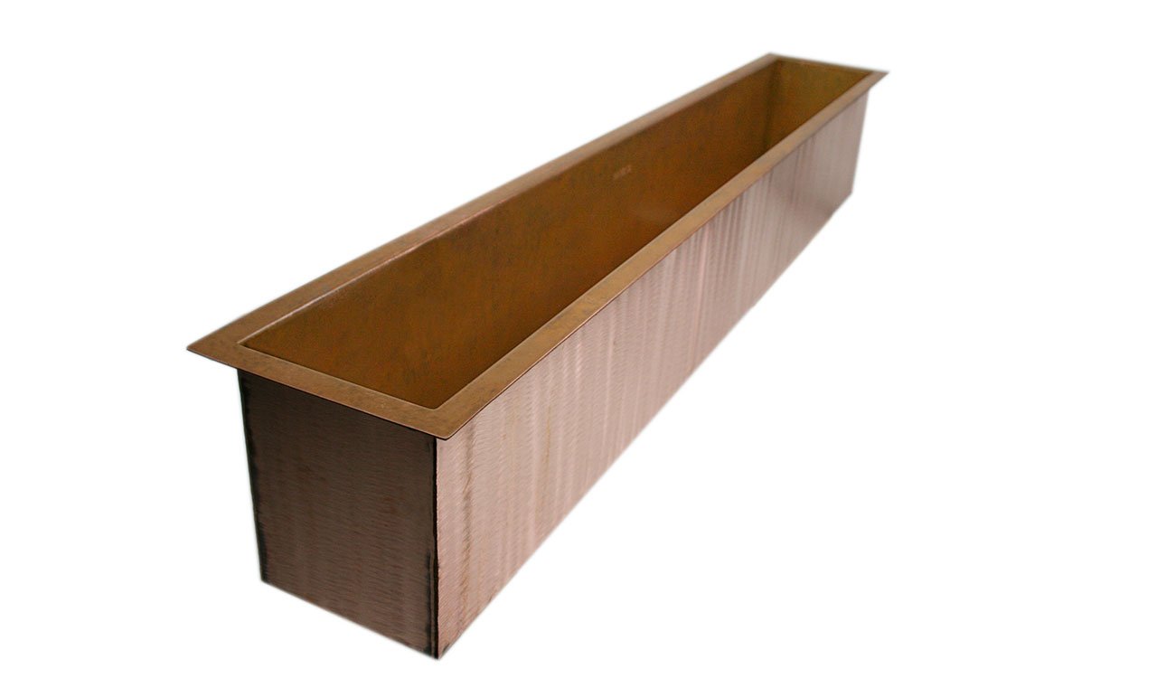 Copper beverage trough product image 